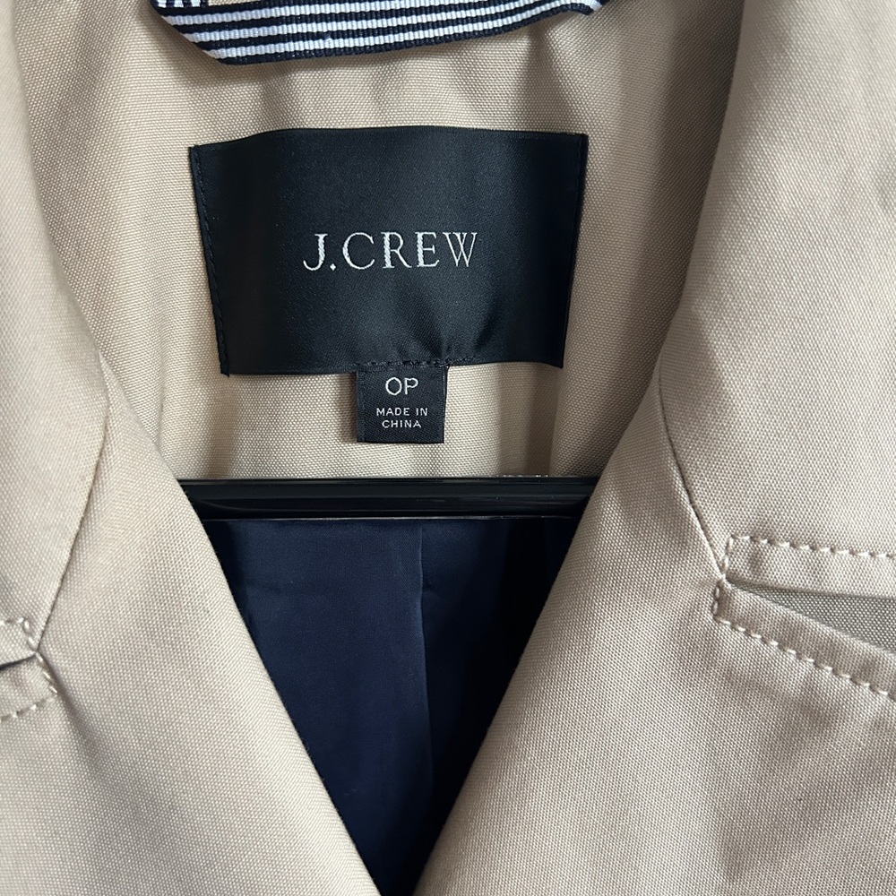 J. Crew Icon Trench Coat 0P - Picture 4 of 6
